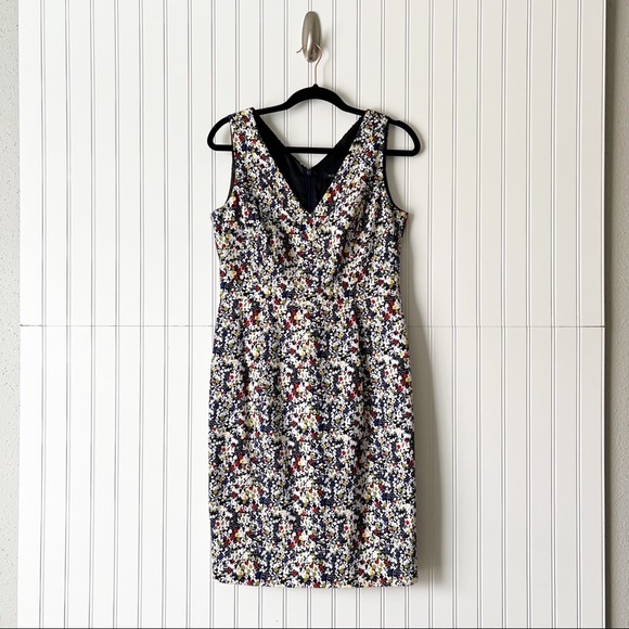 Brooks Brothers Womens Floral Sheath Dress